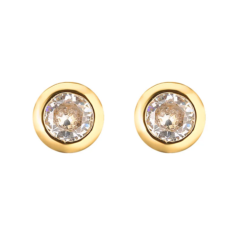 Golden Big Dots 1 Pair