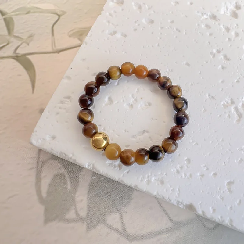 Round beads-Tiger Eye