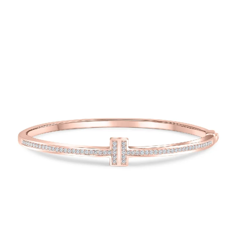 Boho Beaded Bracelet-The Gia - Rose Gold