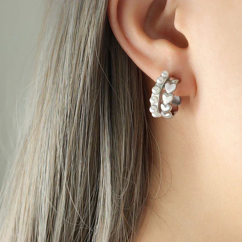 F670-Steel Earrings