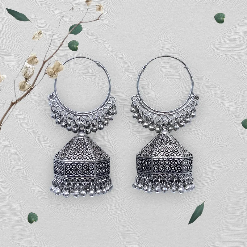 Crystal Earrings for Women-Oxidised Earrings