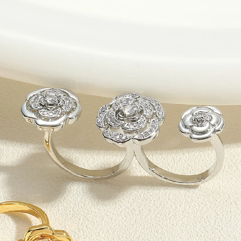 Rose Ring Real Platinum