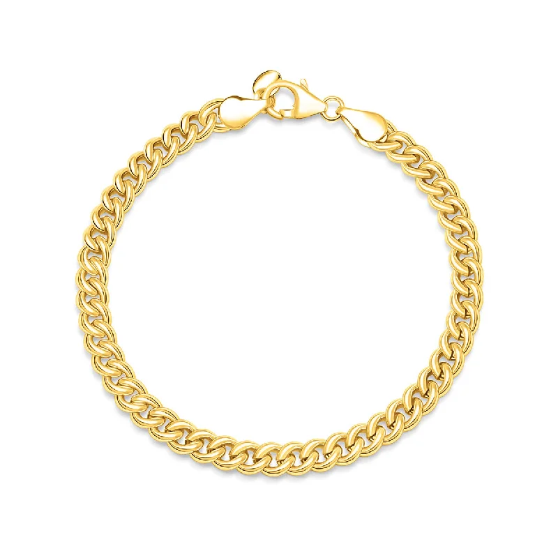 Men’s Silver Bracelet-The Penelope - Gold