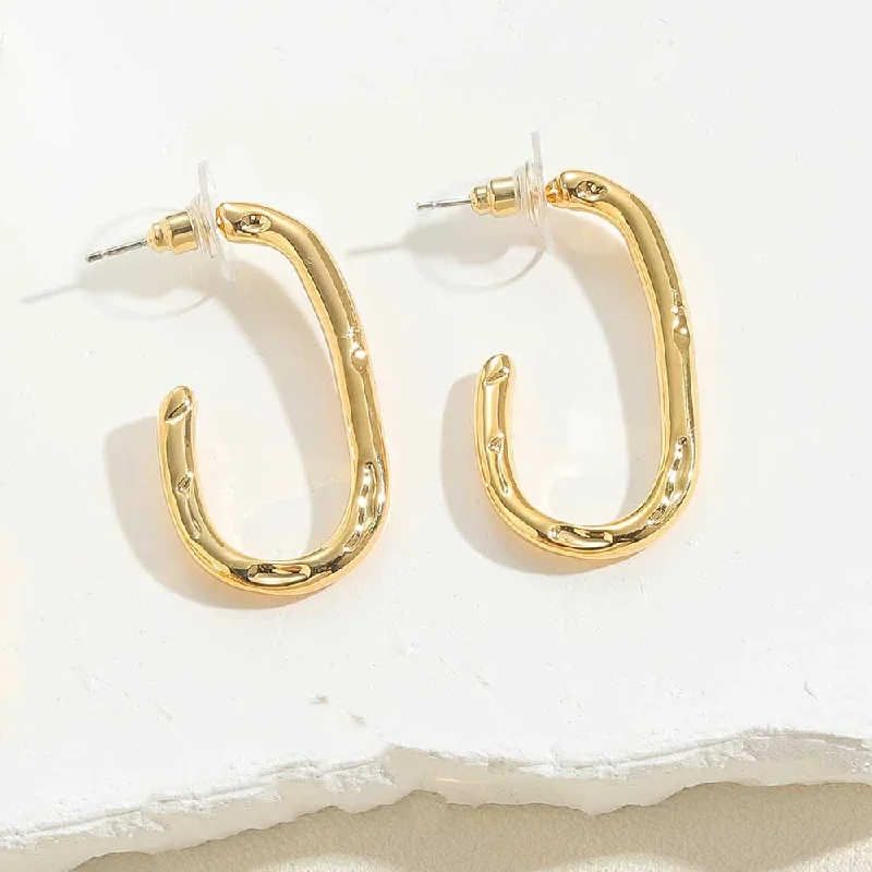 Gold earrings