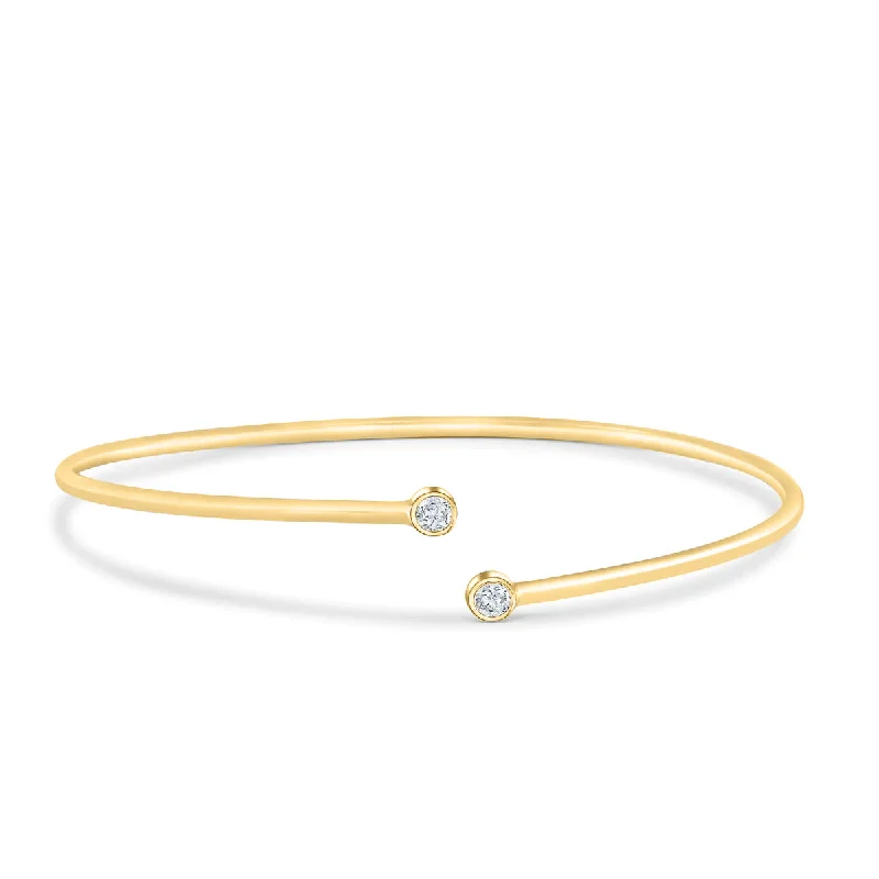 Classic Silver Bracelet-The Abbey - Gold