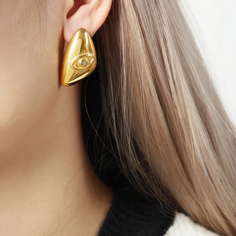 A Pair of Gold Earrings