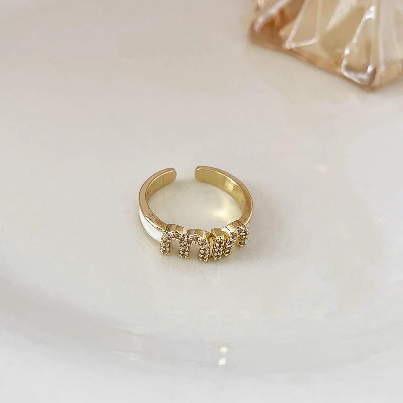 5# Ring-Golden Min Letter