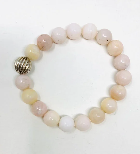 Diamond Bracelet for Women-Pink Opal Bracelet