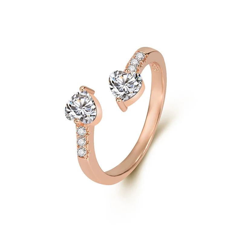 Heart-Shaped Ring [Rose Gold]]