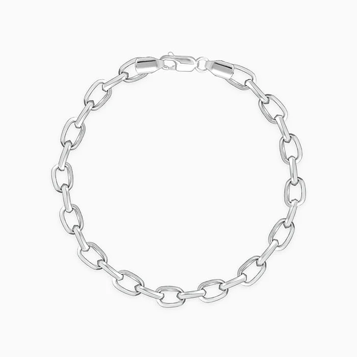 Unique Men’s Bracelet-Silver Delink Bracelet For Him