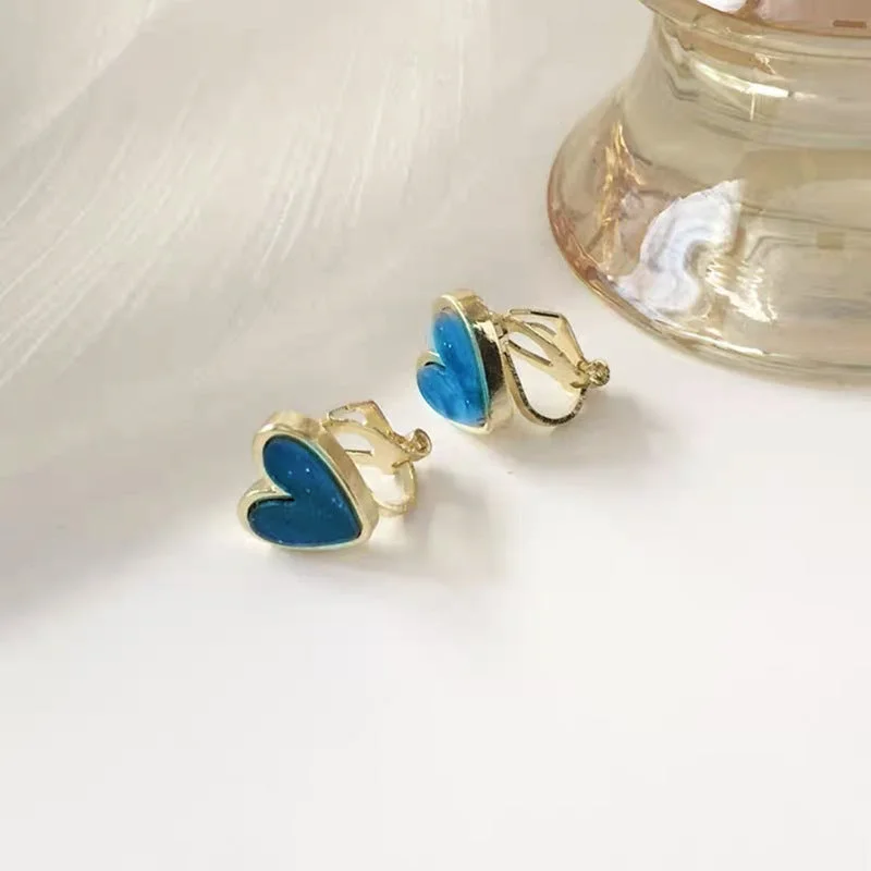 Blue Non-Piercing Ear Clip