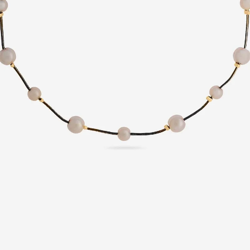 Simple Pendant Necklace-Trendy Pearl Necklace 174165