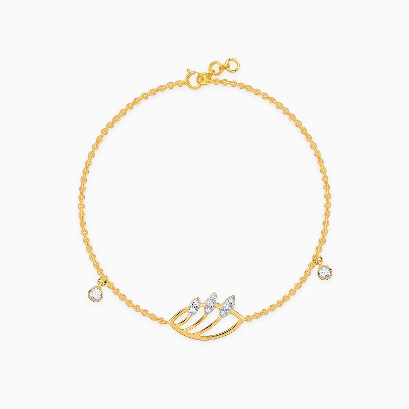 Elegant Tennis Bracelet-Gold Timora Diamond Bracelet