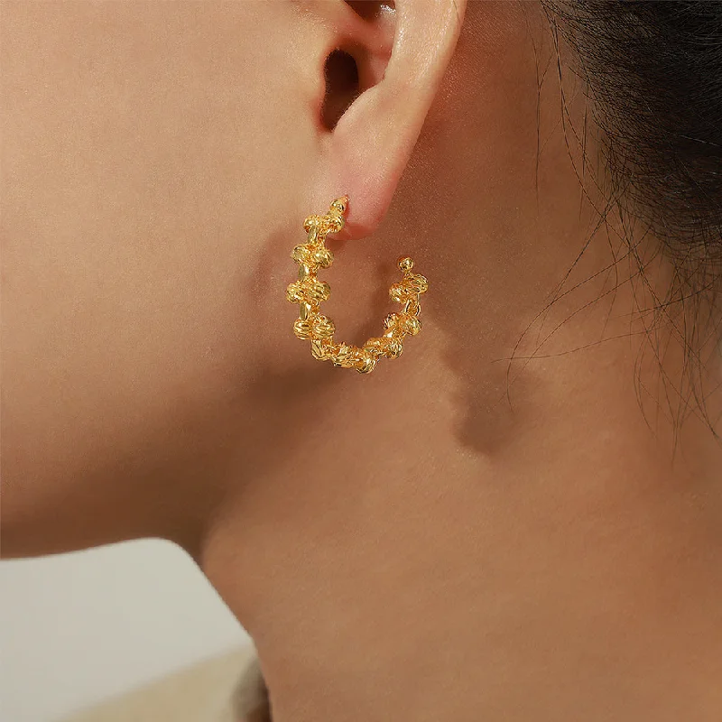 F993-Gold Earrings