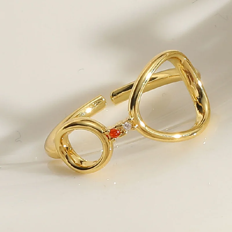 Big and Small Circles Ring