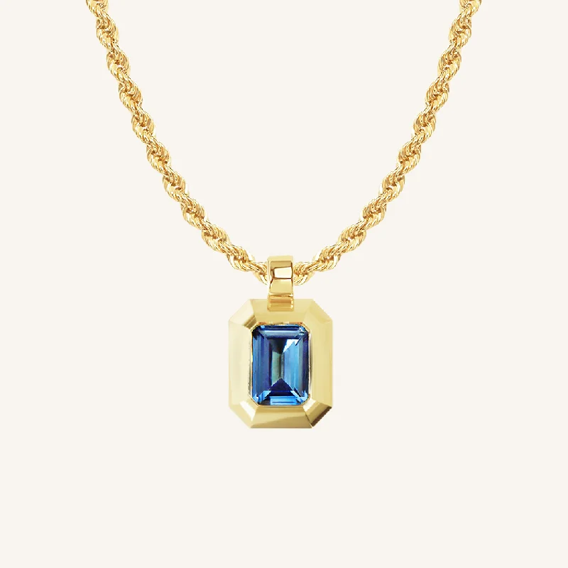 Fashionable Birthstone Necklace-Royale Pendant Necklace