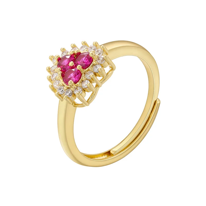 Gold Rose Red Diamond