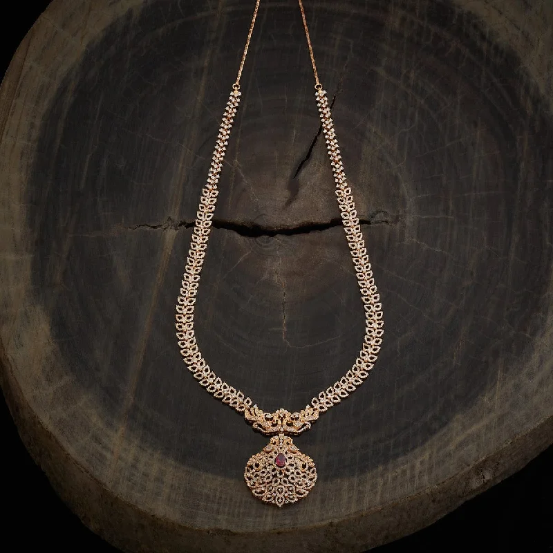 Fine Gold Necklace-Zircon Necklace 172500