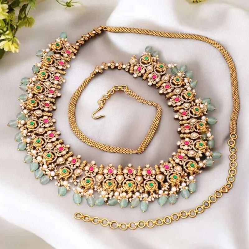 Elegant Wedding Necklace-Multicolor Adelheid Victorian Necklace - New Arrival