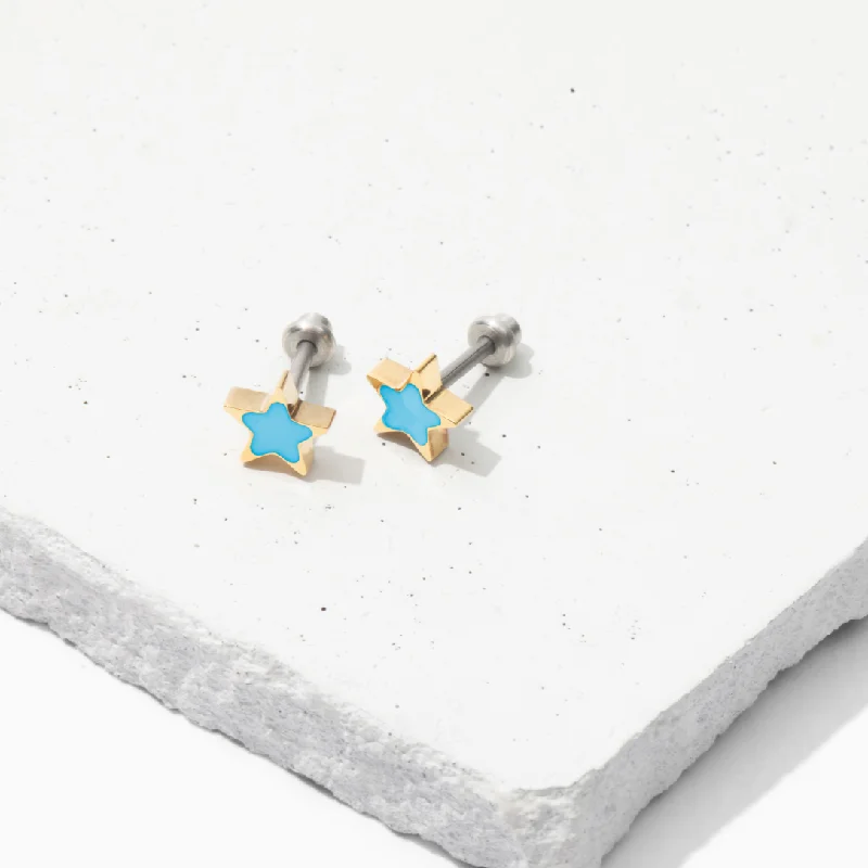 Chic Dangle Earrings-Olivia Screw Back Stud Earrings