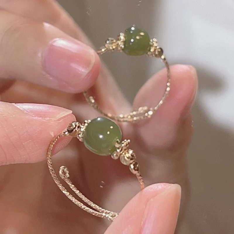 Jade Ring (Yellow Gold)