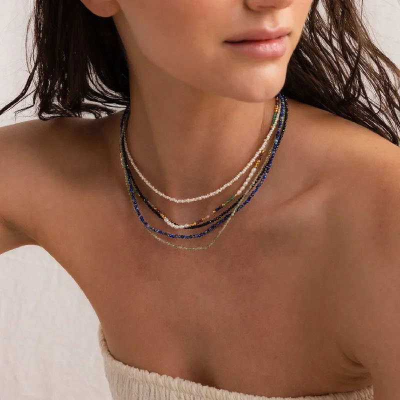 Classic Pearl Necklace-Boho Beaded Necklaces