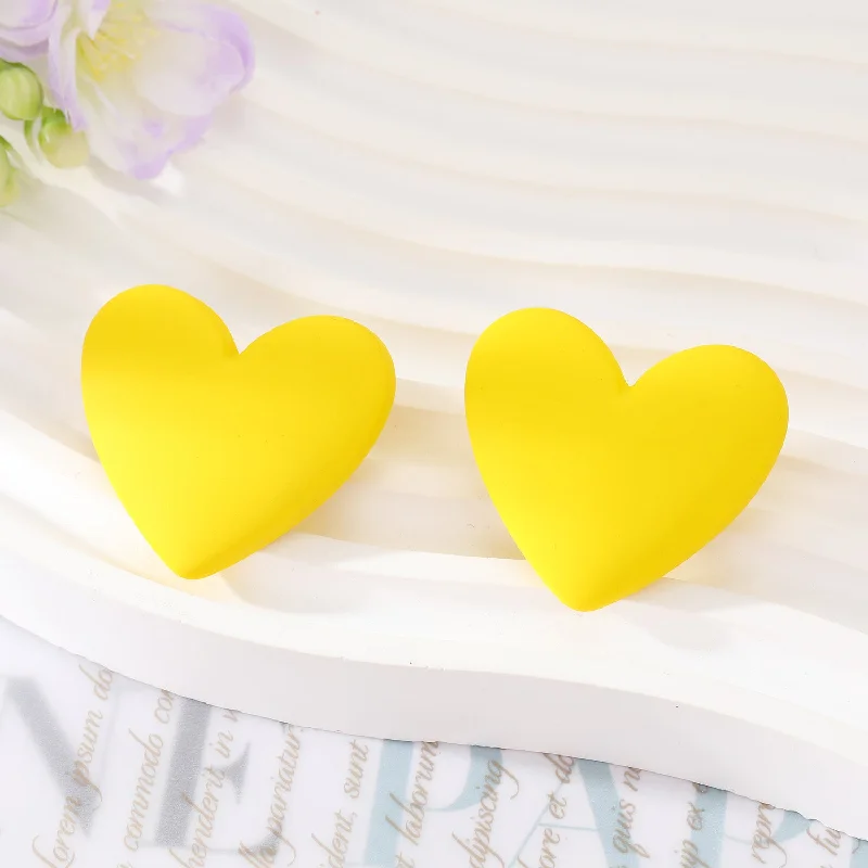 Yellow Heart Shaped 6