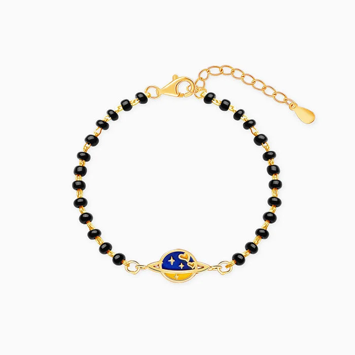 Stylish Gold Bangle-Golden Planet of Love Infant Bracelet (0-18 months)