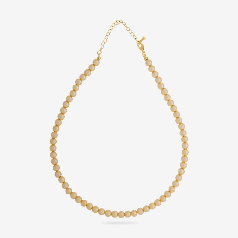 Classic Gold Necklace-Trendy Pearl Necklace 174271