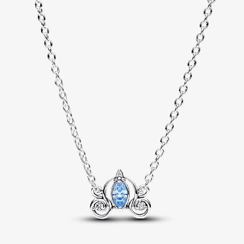 Wedding Necklace for Bride-Disney Cinderella's Carriage Collier Necklace