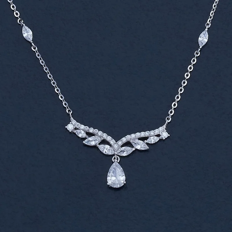 Luxury Custom Necklace-92.5 Silver Necklace 180766