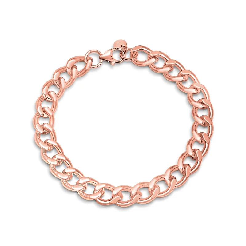 Simple Beaded Bracelet-The Candace - Rose Gold