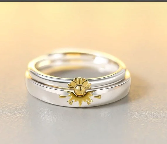 Sunflower Ring (Couple Rings)