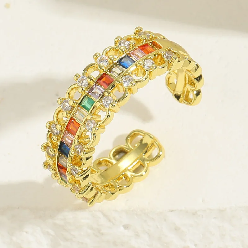 Color Zircon Ring