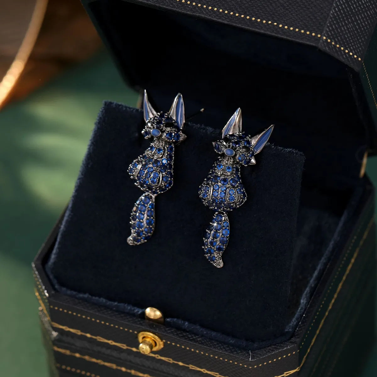 Party Earrings for Women-1 Pair Elegant Modern Style Animal Inlay Copper Zircon Ear Studs