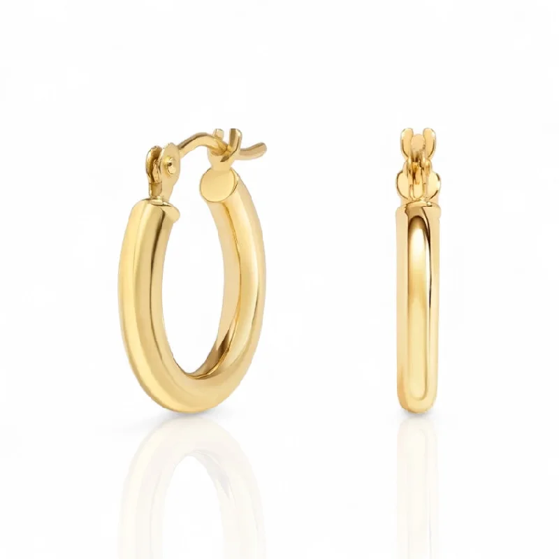 Small Stud Earrings for Women-CLASSIC HOOPS