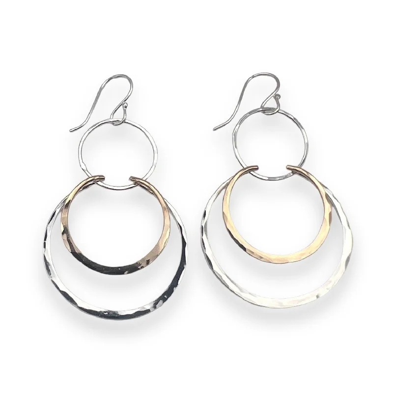 Geometric Drop Earrings-2253 - Le Bonhomme De Neige