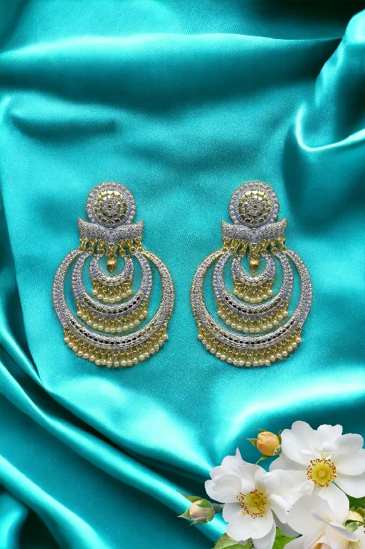 Luxury Diamond Earrings-Color Earrings