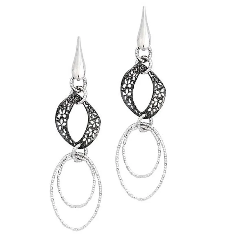 Luxury Drop Earrings for Weddings-Sterling Silver Drop & Dangle Earrings