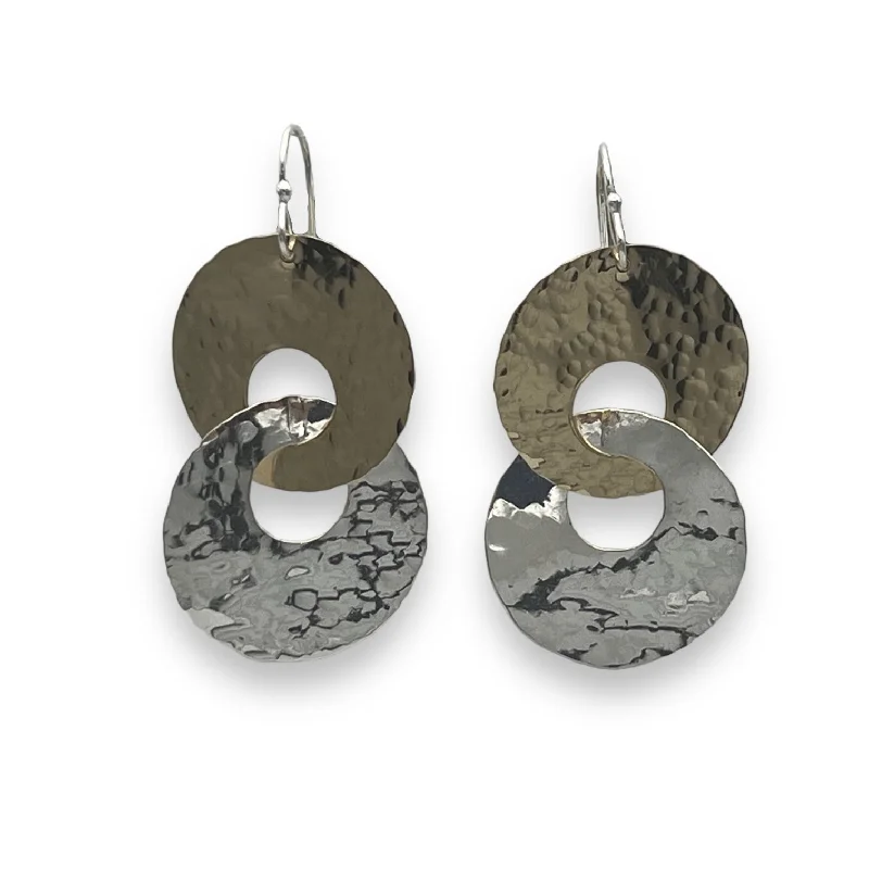 Dainty Earrings for Women-2406 - Snake Link Dangles