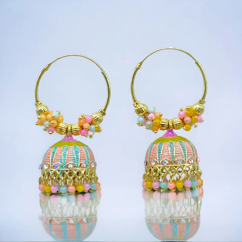 Elegant Gemstone Drop Earrings-Multi color Earrings