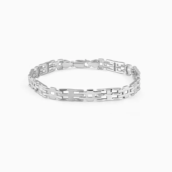 Women’s Designer Bracelet-Silver Kingpin Bracelet For Him