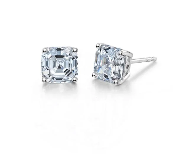 Handmade Earrings for Weddings-3.92 CTW Stud Earrings