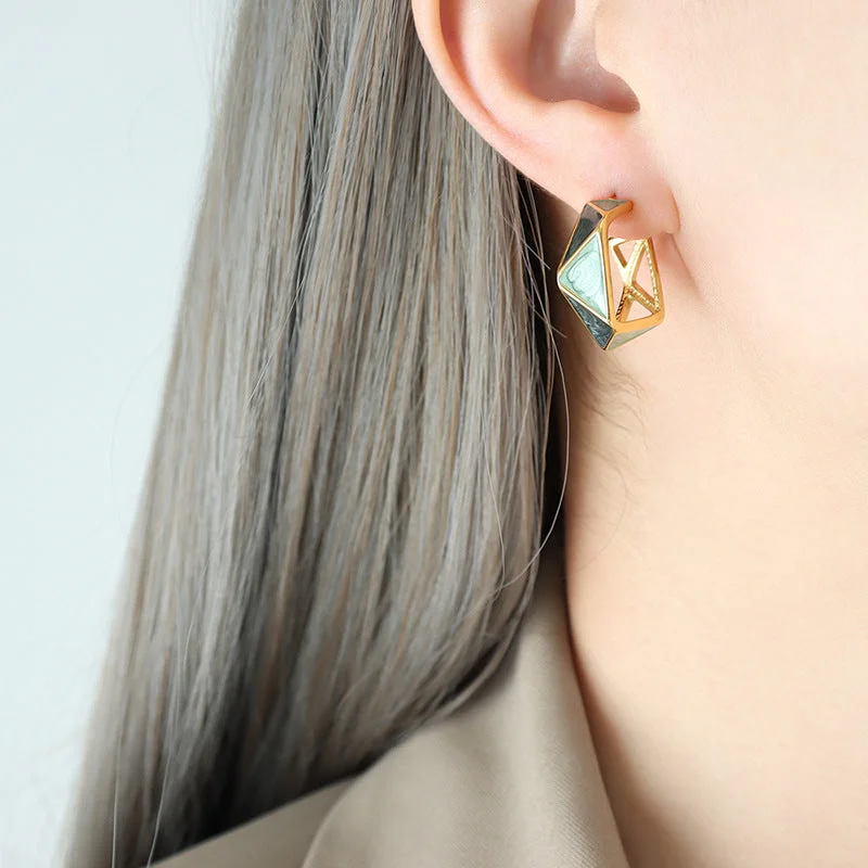 F705-Gold Earrings